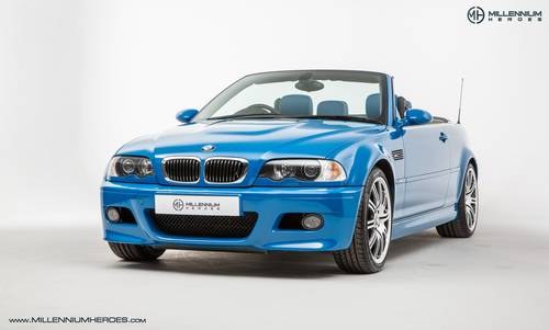 2003 BMW E46 M3 Cab // Laguna Seca Blue // 36k miles VENDUTO
