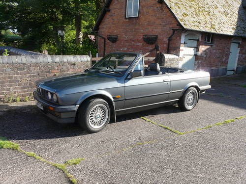 1989 BMW 325I E30  - Convertible Dolphin Grey For Sale