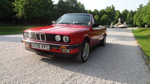 1990 BMW E30 325i Convertible. Perfect condition! For Sale