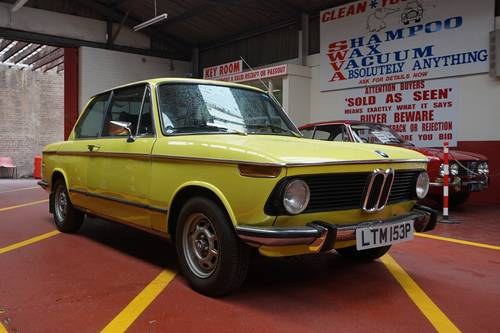BMW 2002 Tii 1975 - To be auctioned 28-07-17 For Sale by Auction