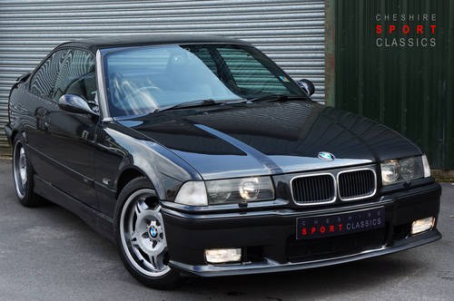 BMW M3 E36, 1993, 115,000 miles, Black 'Vader' Interior, FSH SOLD