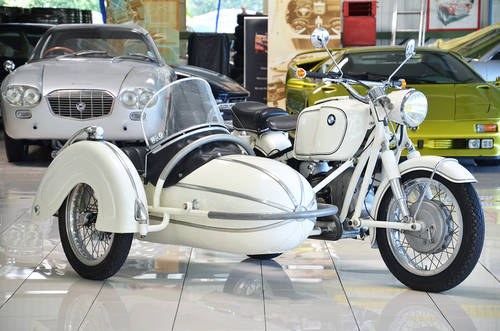 1969 Rare R 69 S + original Steib S501 side car in top condition For Sale