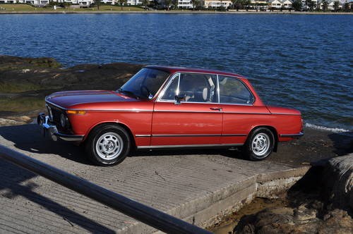 BMW 2002 Tii 1974 RHD Excellent condition with full history SOLD
