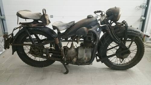 1936 BMW R3, only 390 KM all original all extras SOLD