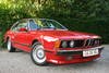 1989 635 csi highline auto - zinnober red, value SOLD