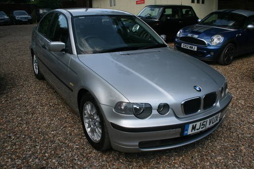 2001 STUNNING FUTURE CLASSIC BMW 316 TI COMPACT LOW MILES 86000 M For Sale