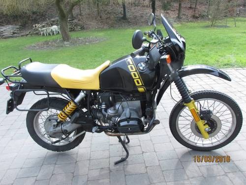 1989 BMW R100GS Bumble Bee For Sale