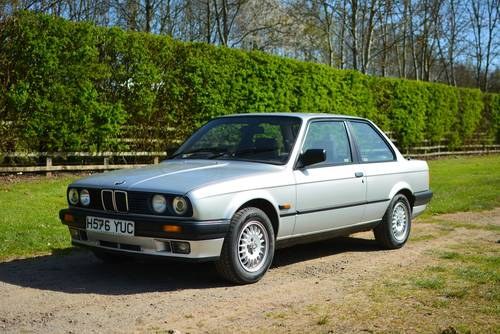 1991 BMW E30 320i 2-door manual 116k VENDU