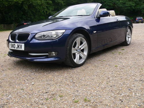 2010 Lovely Low Mileage BMW320i SE Convertible   SOLD