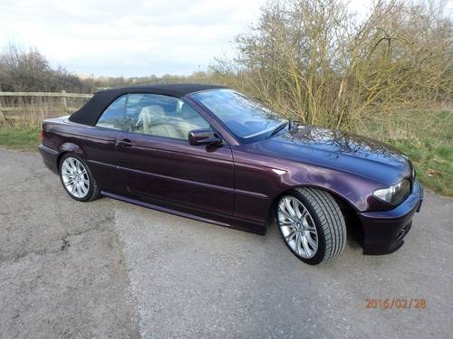 2005 BME46 330 Convertible 17,000 miles only For Sale by Auction