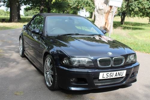 2001 BMW M3 E46 convertible 66000 miles For Sale