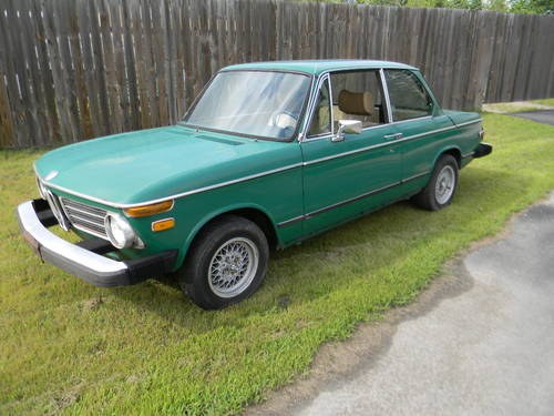 1976 BMW 2002 Coupe , Jade Green , Free Shipping For Sale