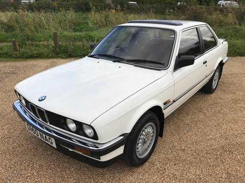 1987 BMW 320i Coupé (E30), stunning condition 74k miles SOLD