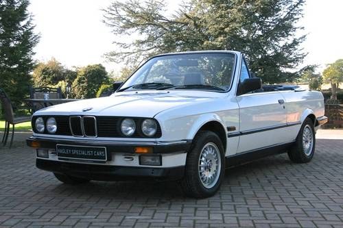 1987/D BMW E30 325i CONVERTIBLE AUTO In vendita