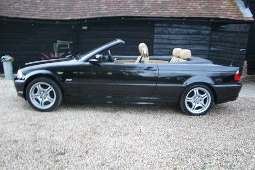 2003 CLASSIC BMW 318 SPORT CONVERTIBLE 44000 MLIS ONLY STUNNING For Sale