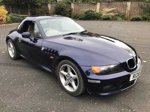 OCTOBER AUCTION. 1998 BMW Z3 2.8 Roadster For Sale by Auction