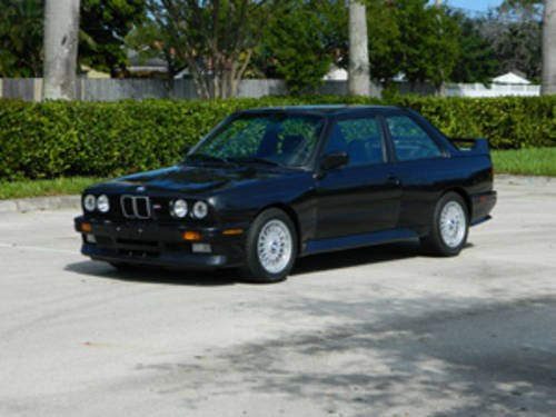 1989 bmw M3 E30 Coupe = US-spec Black $59k For Sale