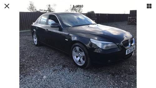 2006 BMW 550i automatic just 240 kms  In vendita all'asta