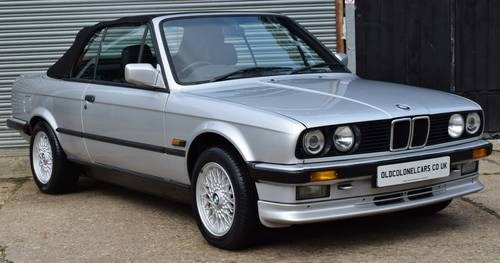 1990 Excellent BMW E30 325 Convertible - ONLY 84,000 Miles - FSH In vendita