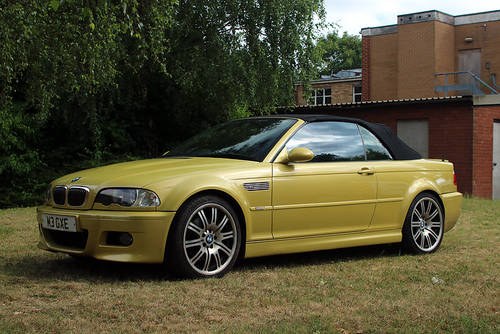 2002 BMW M3 Convertible E46 - Phoenix Yellow rare colour In vendita
