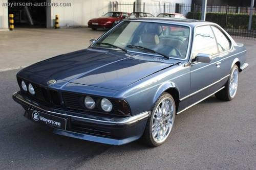 1984 BMW 628 - Moyersoen Auctions For Sale by Auction