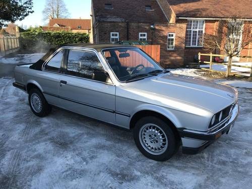FEBRUARY AUCTION. 1983 BMW 323i E30 Baur For Sale by Auction