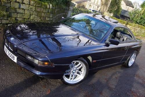 1996 BMW 840Ci 4.4 - Orient Blue, Black Leather, FBMWSH For Sale