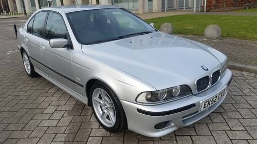 2002 Bmw 525i m sport auto e39 2 owners 61k fsh 9 stamp For Sale