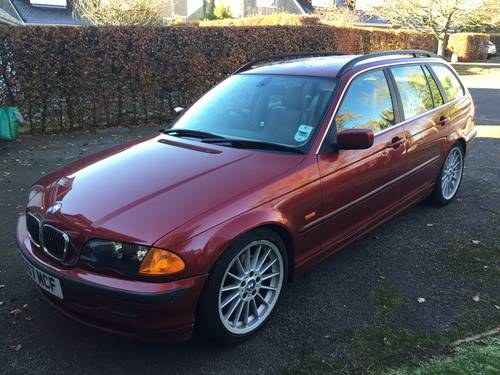 2000 BMW e46 328 Tourer in rare sienna red For Sale