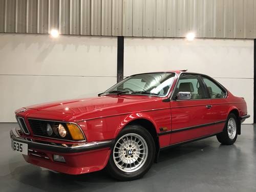 1986 BMW 6 Series 635i 2 Owners For Sale