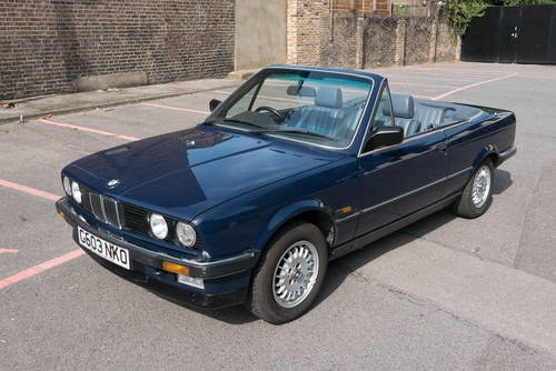 BMW 3 Series 320i 1989 80s Navy Blue For Sale