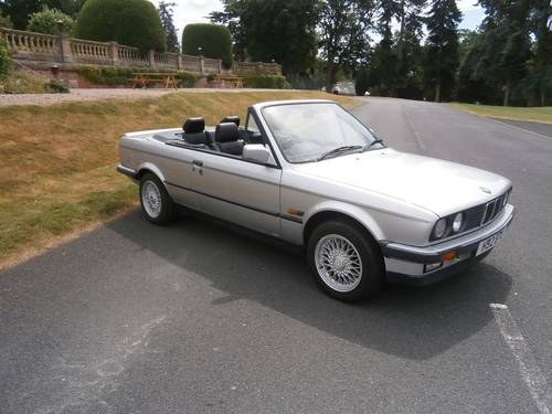 1990 BMW 320i cabriolet E30 good order throughout SOLD
