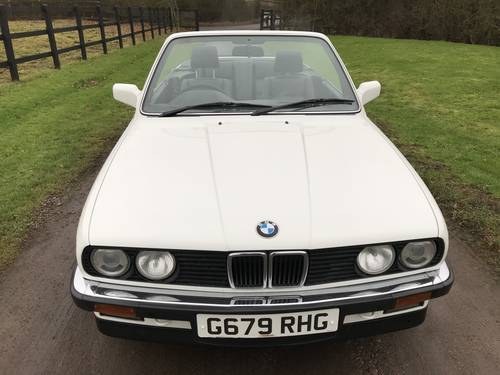 BMW 320 Convertible 1990 For Sale by Auction