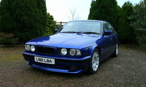1994 BMW 525i Sport Avus Blue, Half Leather For Sale