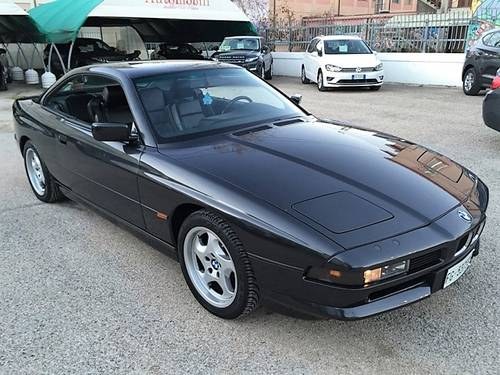 1991 BMW 850i MANUAL "74.500 KM" BOOK SERVICE ASI GOLD PLATE For Sale