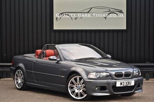 2003 BMW E46 M3 3.2 Convertible *2 Former Keepers + FMSH* SOLD