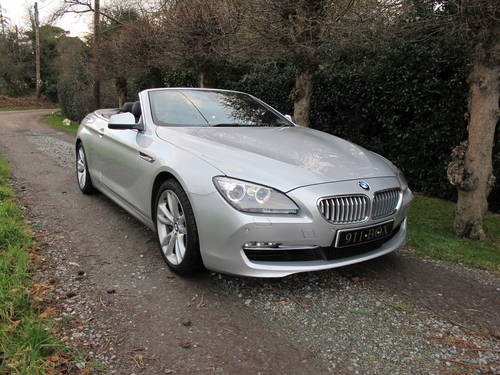 2011 BMW 6 Series 650I SE Automatic Convertible Sat-Nav Leather For Sale