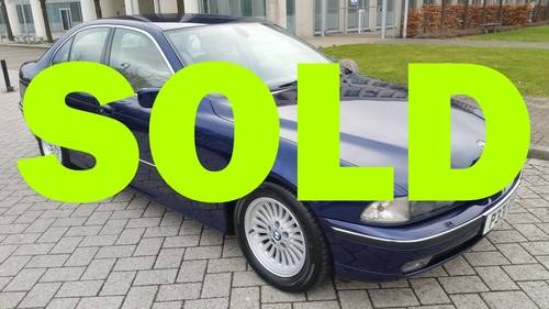 1997 BMW 528i SE AUTO E39 1 OWNER FROM NEW 53K FSH SOLD