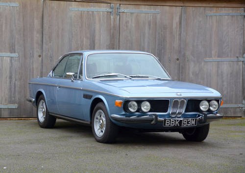 1973 BMW 3.0 CSI &#8211; Original UK/RHD: 17 Feb 2018 For Sale by Auction