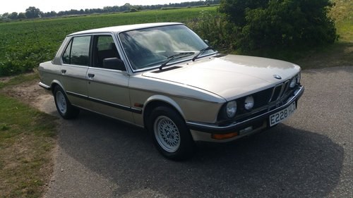 BMW E28 1988 For Sale by Auction