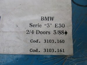 1988 BMW Serie 3 (E30)