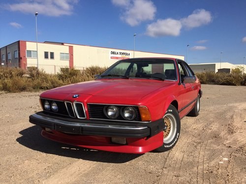 1985 BMW 635CSi LHD Located in Spain For Sale