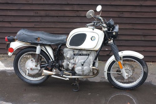 BMW R75/6 1970 All original and totally untouched BARN FIND SOLD