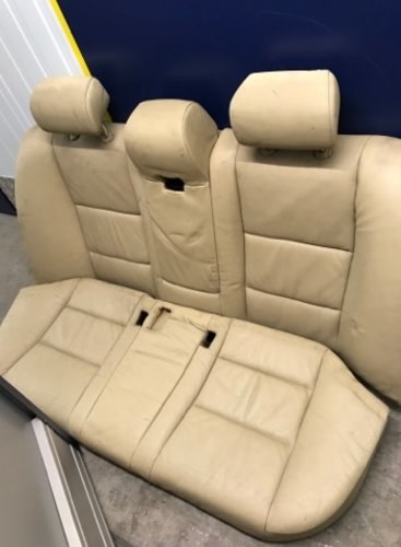 BMW 5 Series E60 Cream/Beige Full leather interior For Sale