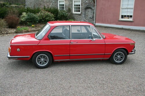 BMW 2002 tii Lux 1975 Verona Red 5 speed SOLD
