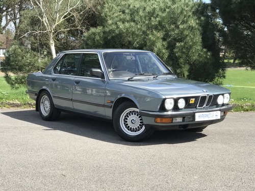 1987 BMW E28 5 Series 525e LUX Auto VENDUTO