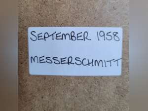 1978 Original 1958 Messerschmitt Framed Advert For Sale (picture 2 of 3)