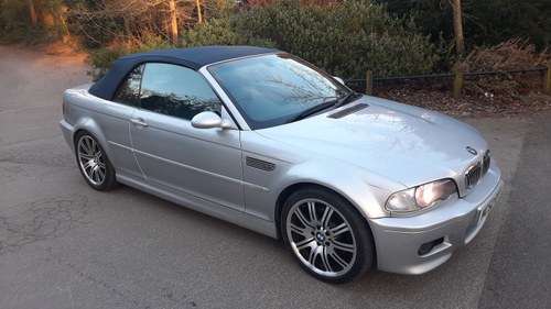 2003 BMW M3 Cabriolet Individual SMGII For Sale