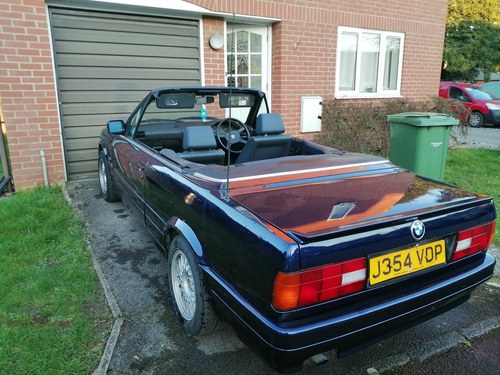 1991 BMW E30 Convertible Electric Roof In vendita