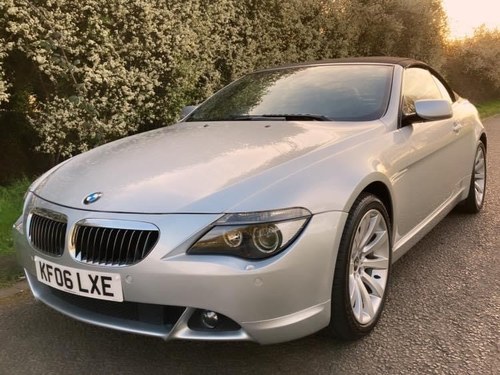 2006 BMW 6 SERIES 4.8 650i V8 SPORT CONVERTIBLE! For Sale